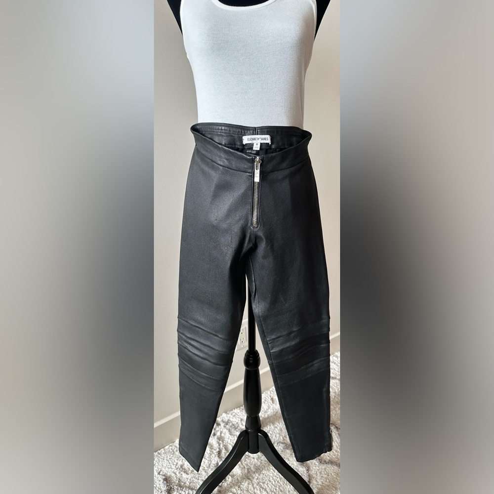 - Elizabeth and James Leather Addison Leggings M